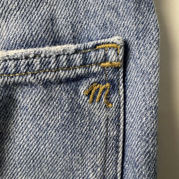 Madewell The Mom Jean | Size 25 | Light Wash Distressed Denim - Picture 12 of 12